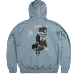 Hoodies*Daily Paper Mirror Hoodie Country Blue
