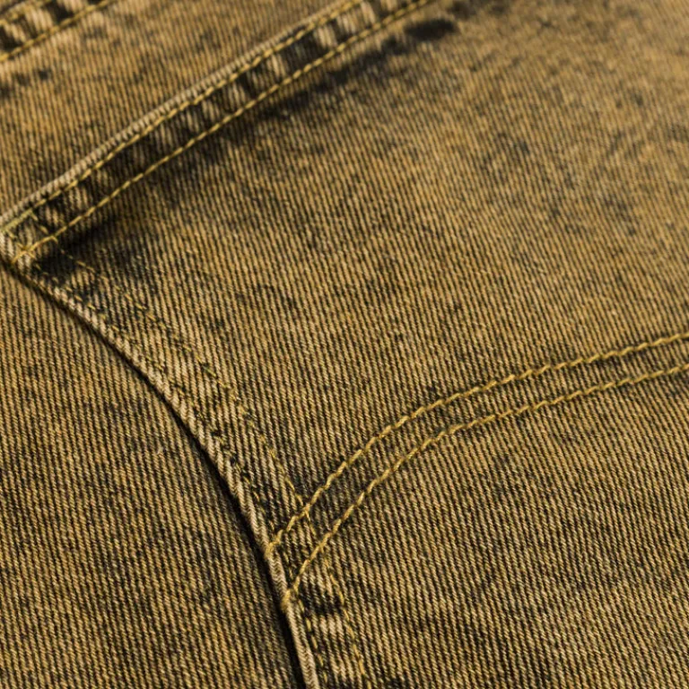Hosen*Dime Classic Baggy Denim Pants Overdyed Gold