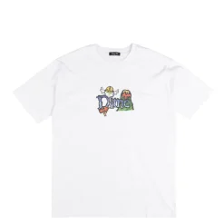 T-Shirts*Dime Classic Fuzzy T-Shirt White
