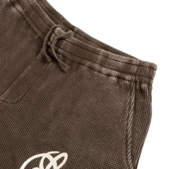 Shorts*Dime Fighter Waffle Shorts Brown Washed