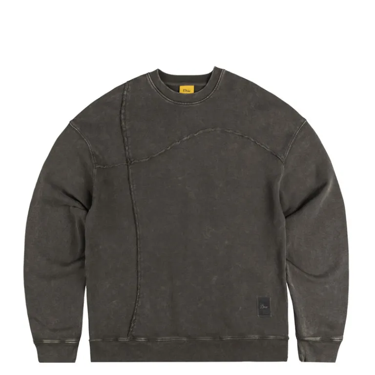 Crewnecks*Dime Reverse Stitch Crewneck Charcoal Washed