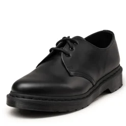 Leder Sneaker*Dr. Martens 1461 *Mono* Black Smooth