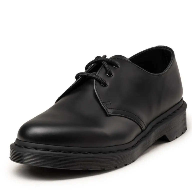 Leder Sneaker*Dr. Martens 1461 *Mono* Black Smooth