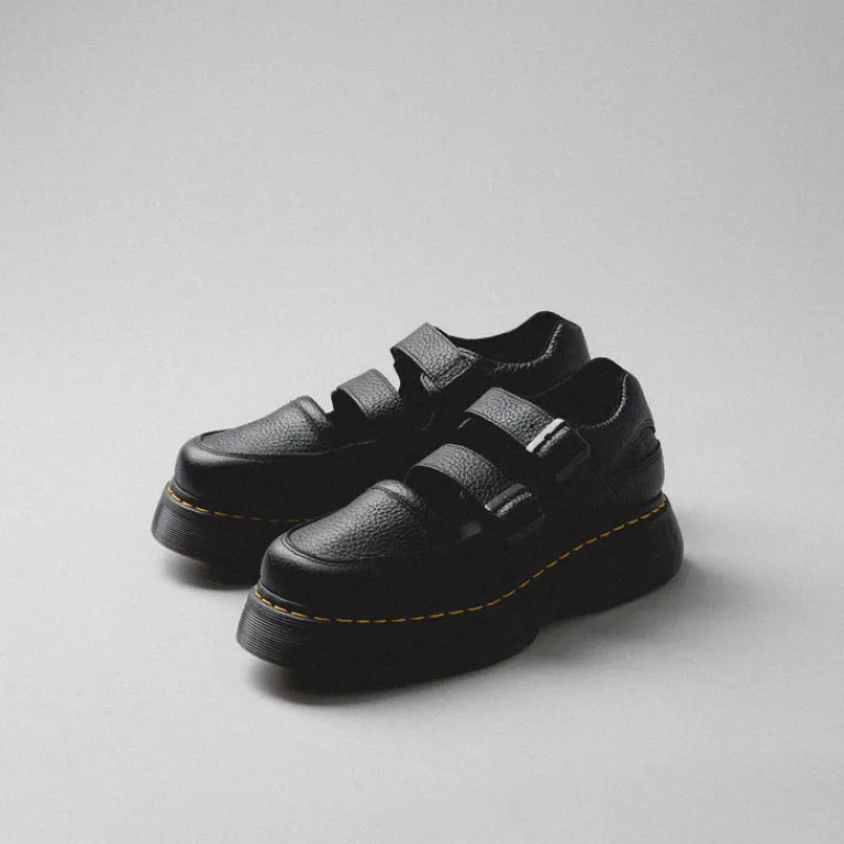 Leder Sneaker|Plateau Sneaker*Dr. Martens Buzz Mary Jane Black