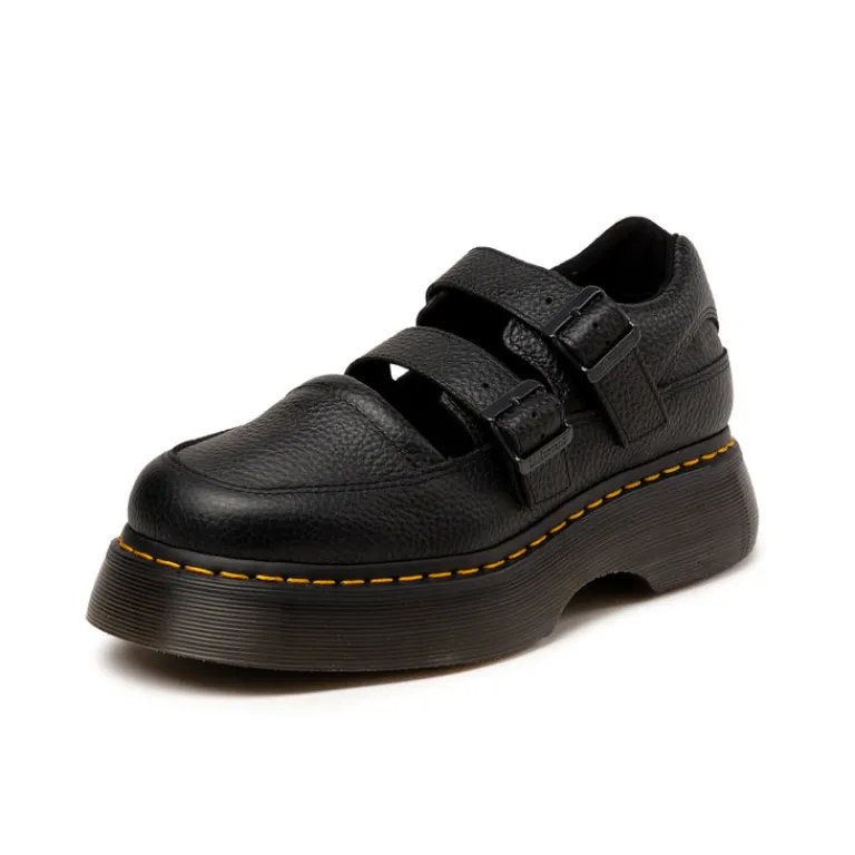 Leder Sneaker|Plateau Sneaker*Dr. Martens Buzz Mary Jane Black