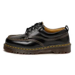 Plateau Sneaker|Leder Sneaker*Dr. Martens Lowell Black Analine