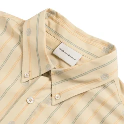 Hemden*Drole de Monsieur La Chemise Rayée Monogramme Light Beige