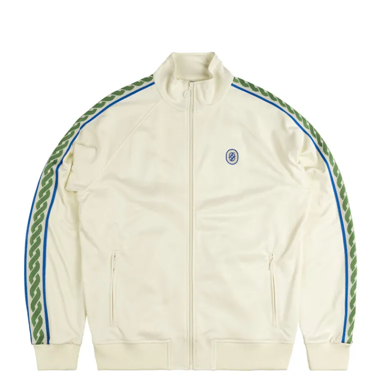 Crewnecks*Drole de Monsieur La Track Jacket Tresse Off White