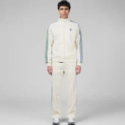 Crewnecks*Drole de Monsieur La Track Jacket Tresse Off White
