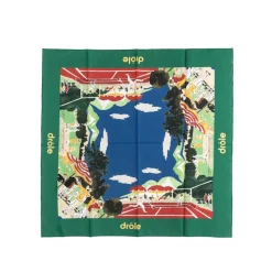 Schals*Drole de Monsieur Le Foulard Country Club Blue