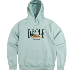 Hoodies*Drole de Monsieur Le Hoodie Tennis Court Light Blue