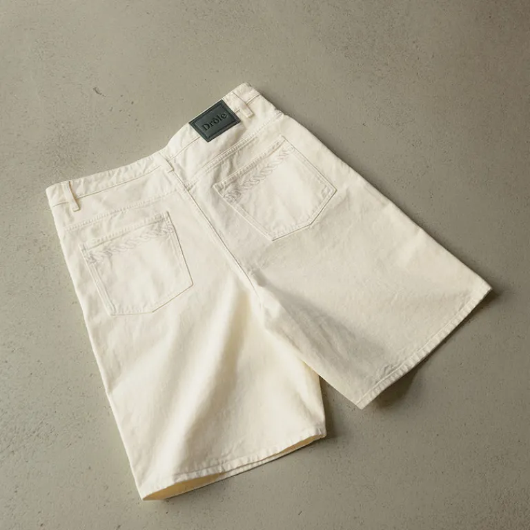 Shorts*Drole de Monsieur Le Short Baggy Ecru Off White