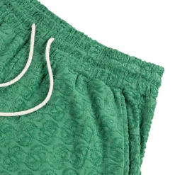 Shorts*Drole de Monsieur Le Short Monogramme Emeraude