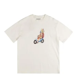 T-Shirts*Drole de Monsieur Le T-Shirt Golfeur Off White