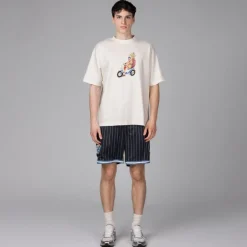 T-Shirts*Drole de Monsieur Le T-Shirt Golfeur Off White