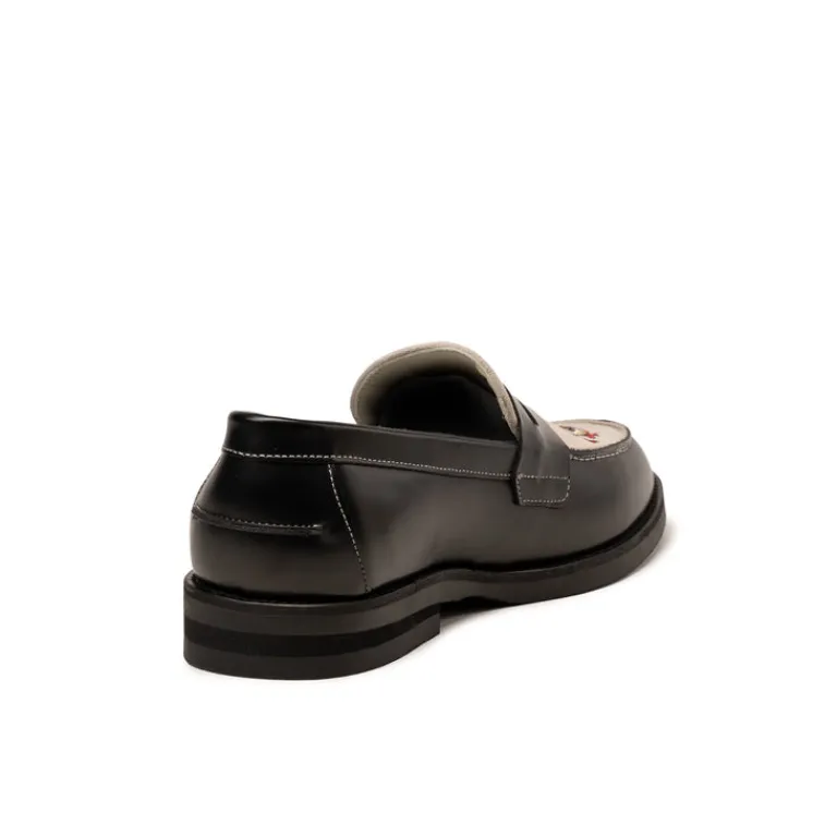 Leder Sneaker|Loafer*Duke + Dexter Wilde Penny Loafer Fire Tiger