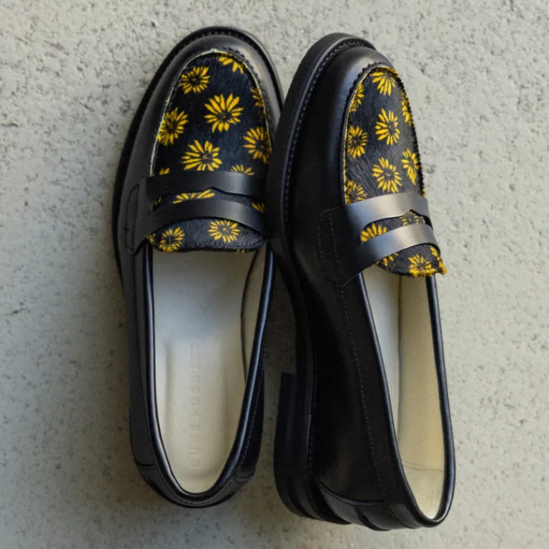 Leder Sneaker|Loafer*Duke + Dexter Wilde Pony Loafer W Sunflower