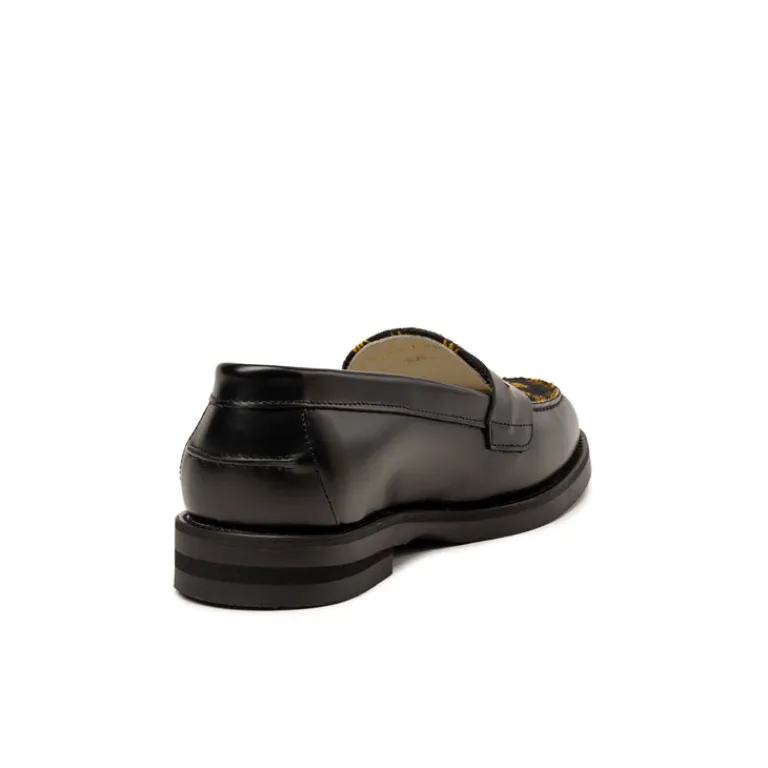 Leder Sneaker|Loafer*Duke + Dexter Wilde Pony Loafer W Sunflower