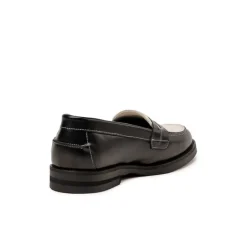 Leder Sneaker|Loafer*Duke + Dexter Wilde Pony Loafer W Black / White