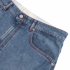 Shorts*ERL Denim Indiana Skate Shorts Woven Blue