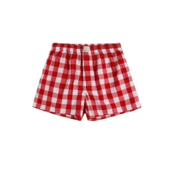 Pyjamas & Unterwäsche*ERL Gingham Boxers Woven Red