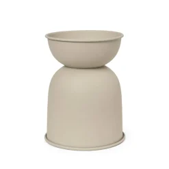 Vasen*Ferm Living Hourglass Pot - Extra Small Cashmere