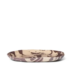 Geschirr|Küche*Ferm Living Ryu Platter - 26 Sand / Brown