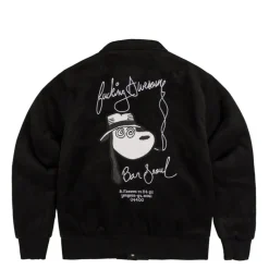 Jacken*Fucking Awesome Korea Bar Varsity Jacket Black