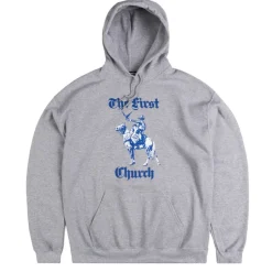 Hoodies*Fucking Awesome The First Church Hoodie Heather Grey