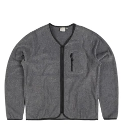 Crewnecks*Gramicci Fleece Cardigan Zip-Up Heather Charcoal