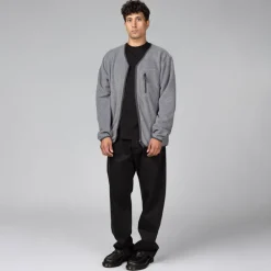 Crewnecks*Gramicci Fleece Cardigan Zip-Up Heather Charcoal