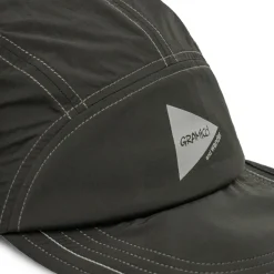 Caps & Bucket Hats*Gramicci x And Wander Brushed Nylon Sunshade Cap Charcoal