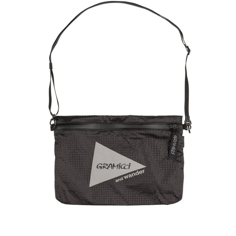 Taschen*Gramicci x And Wander Nylon Sacoche Black