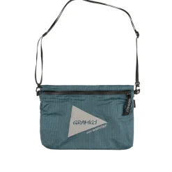 Taschen*Gramicci x And Wander Nylon Sacoche Blue Green