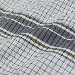 Hemden*Gramicci Zip Up Wave Shirt Pacific Plaid