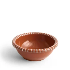 Geschirr*HAY Barro Salad Bowl Natural with Stripes