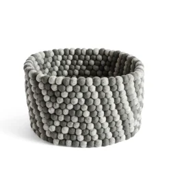 Aufbewahrung*HAY Bead Basket Grey