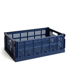Aufbewahrung*HAY Colour Crate Large Dark Blue
