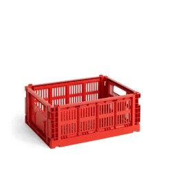 Aufbewahrung*HAY Colour Crate Medium Red