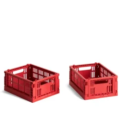 Schlafzimmer*HAY Colour Crate Mini-Set of 2 Red