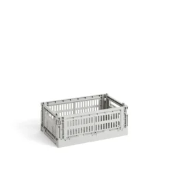 Aufbewahrung*HAY Colour Crate Small Light Grey