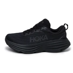 Vegane Sneaker|Laufschuhe*HOKA Bondi 8 Black / Black