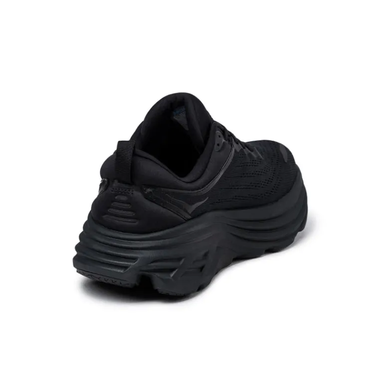 Vegane Sneaker|Laufschuhe*HOKA Bondi 8 Black / Black