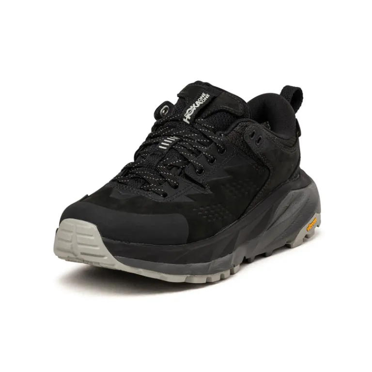 Leder Sneaker|Wasserdichte Sneaker*HOKA Kaha Low GTX Black / Satellite Grey