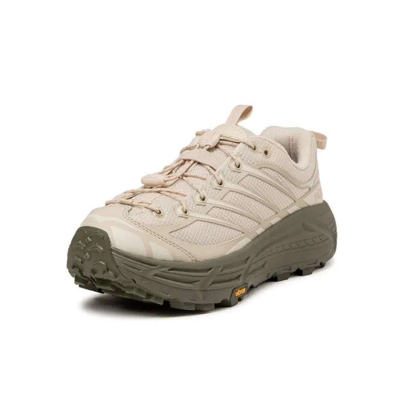 Vegane Sneaker|Outdoor Sneaker*HOKA Mafate Three2 Oatmilk / Eucalyptus