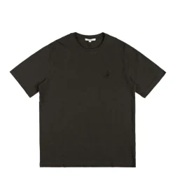 T-Shirts*JW Anderson Anchor Embroidery T-Shirt Dark Brown Melange