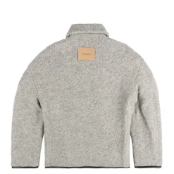 Jacken*JW Anderson Contrast Trim Casual Jacket Light Grey Melange