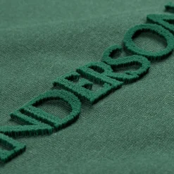 T-Shirts*JW Anderson Logo Embroidery T-Shirt Dark Green
