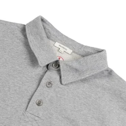 Crewnecks*JW Anderson Rugby Polo Mid Grey Melange
