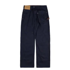 Hosen*JW Anderson Turn Up Twisted Workwear Jeans Blue / Red